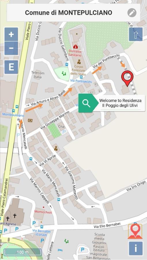 Residenza Al Poggio Degli Ulivi Villa Montepulciano Stazione Eksteriør billede